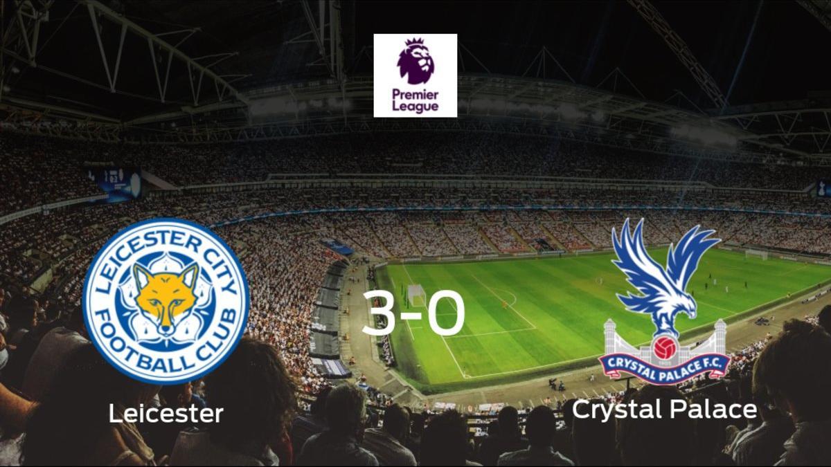 El Leicester City se pasea frente al Crystal Palace sin apenas obstáculos (3-0)