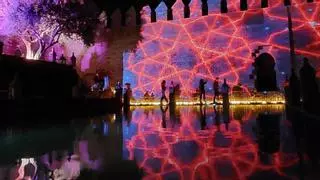 El espectáculo 'Naturaleza encendida' sigue apagado en el Alcázar de Córdoba