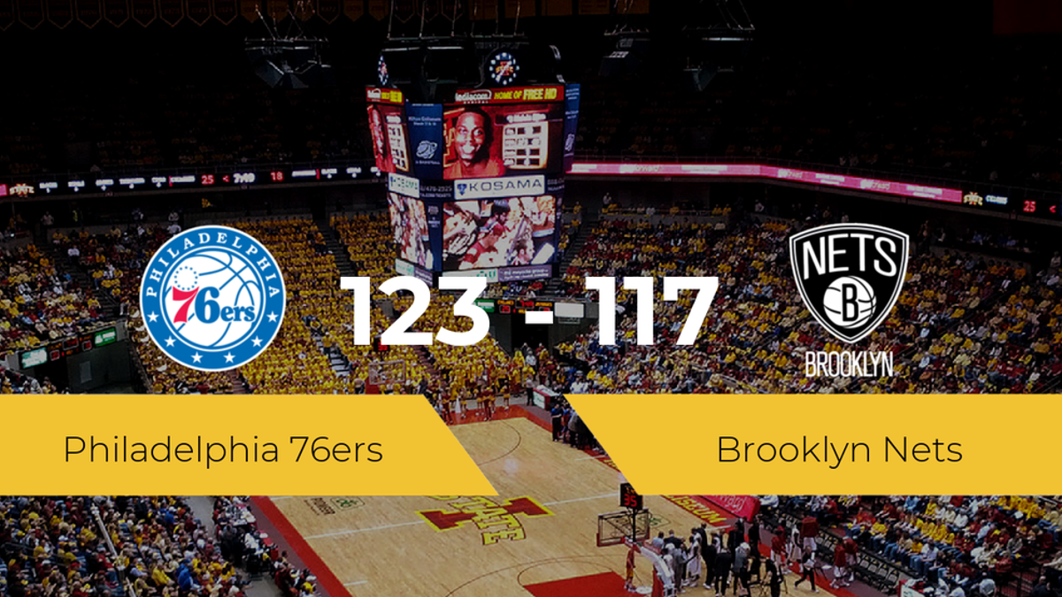 Philadelphia 76ers se hace con la victoria contra Brooklyn Nets por 123-117