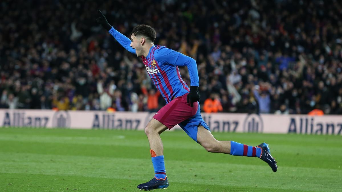 Pedri anotó un auténtico golazo contra el Sevilla