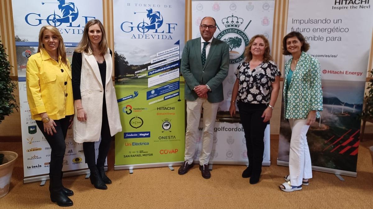 Presentación del 2º Torneo de Golf Adevida.