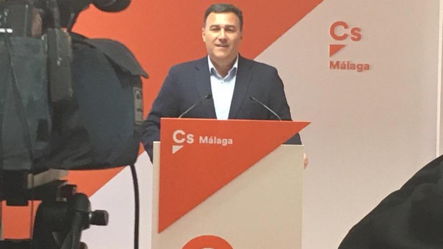 El parlamentario de Ciudadanos y portavoz del partido en Málaga, Carlos Hernández White.