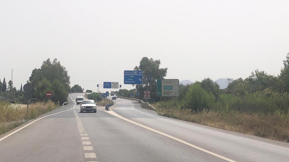 El accidente se ha producido en la A-357