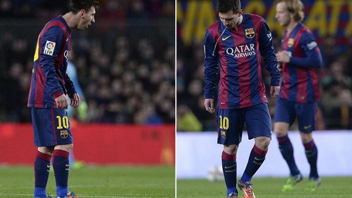Leo Messi vomitó ante el Atlético