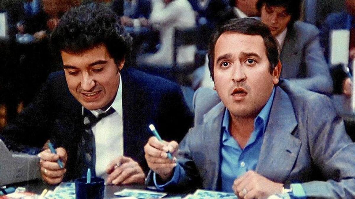 Pajares y Esteso en una escena de la cinta ‘Los bingueros’.