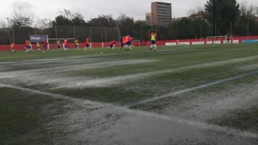 Una suspensió a desgrat del Manresa i el Llagostera B al Nou Estadi del Congost