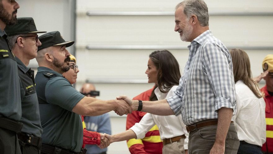 Los reyes dedican unas palabras a los afectados por los incendios en Ourense: &quot;Solo vosotros sabéis lo que habéis pasado&quot;