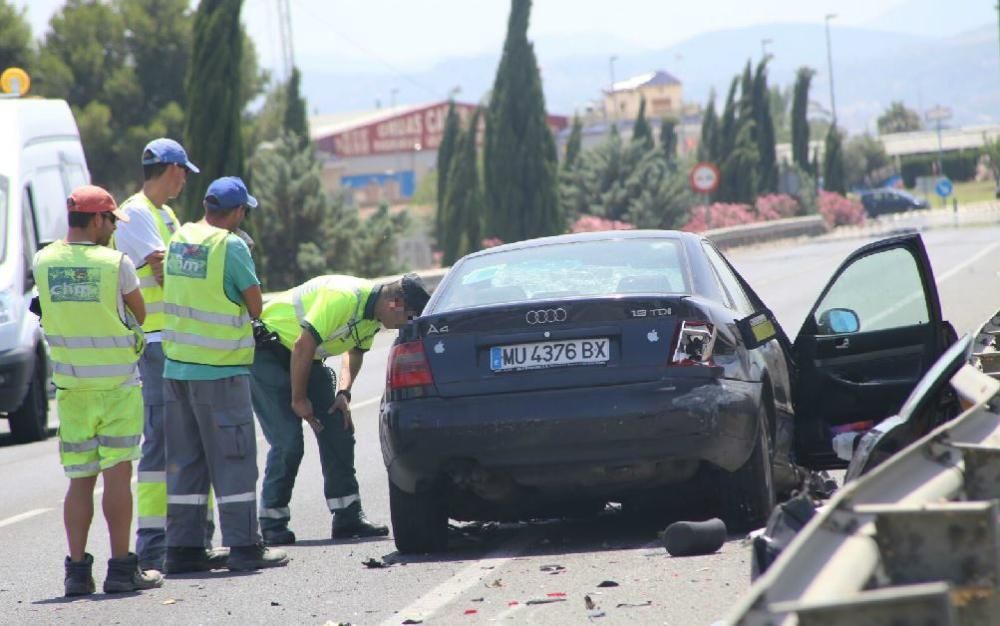 Ocho heridos en un accidente de tráfico en Callosa