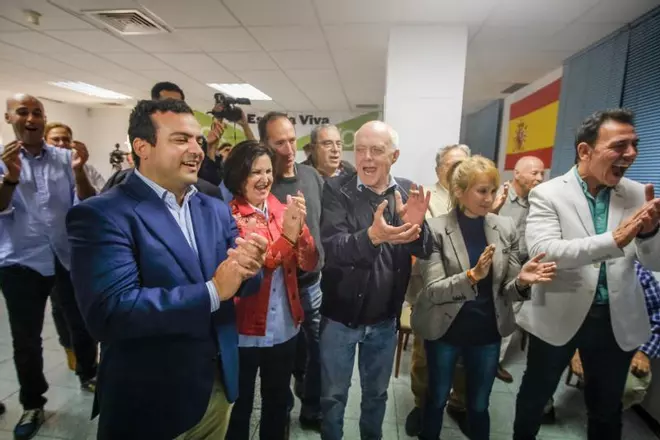 Noche electoral en Vox en Canarias