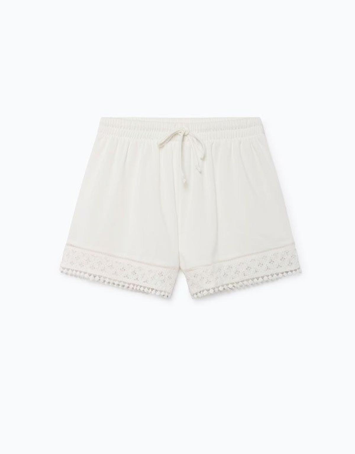 Shorts de encaje (Precio: 12 euros)