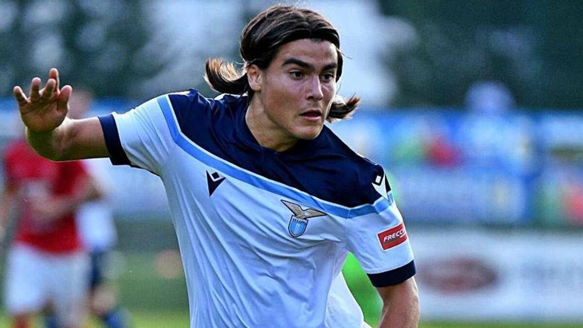 Luka Romero con la Lazio