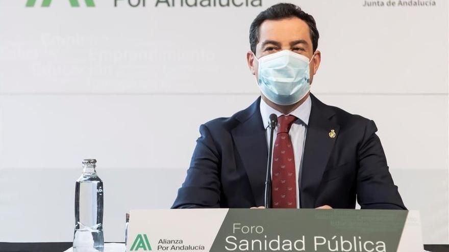 Moreno avisa de medidas más duras en Andalucía si no bajan los casos