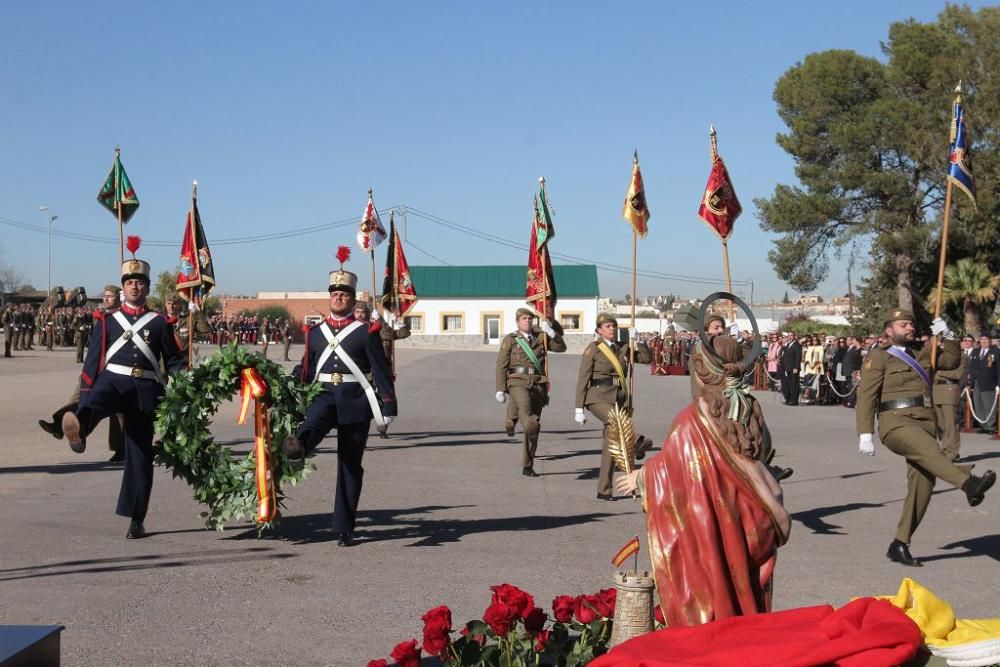 Acto por la festividad de Santa Bárbara en el Cuartel de Artillería Antiaérea de Cartagena