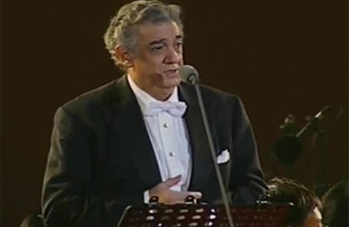 Plácido Domingo interpreta ’E lucevan le stelle’, de l’òpera ’Tosca’, de Puccini (2001).