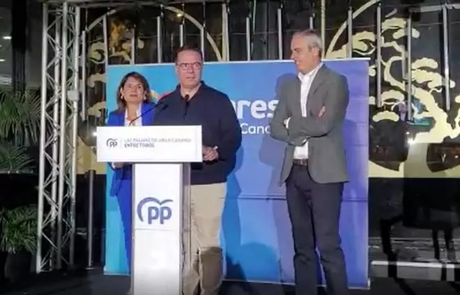 Celebración de los resultados electorales en el PP