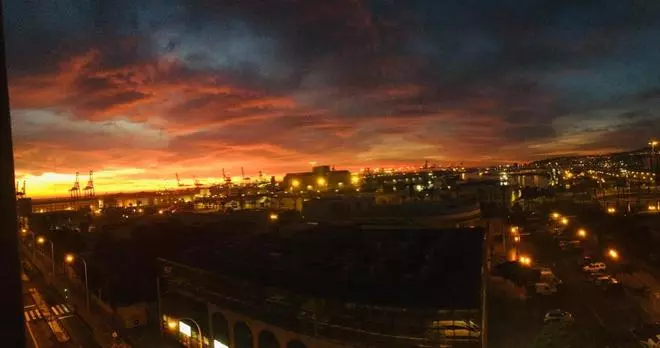 Amanecer en Las Palmas de Gran Canaria (08/12/18)