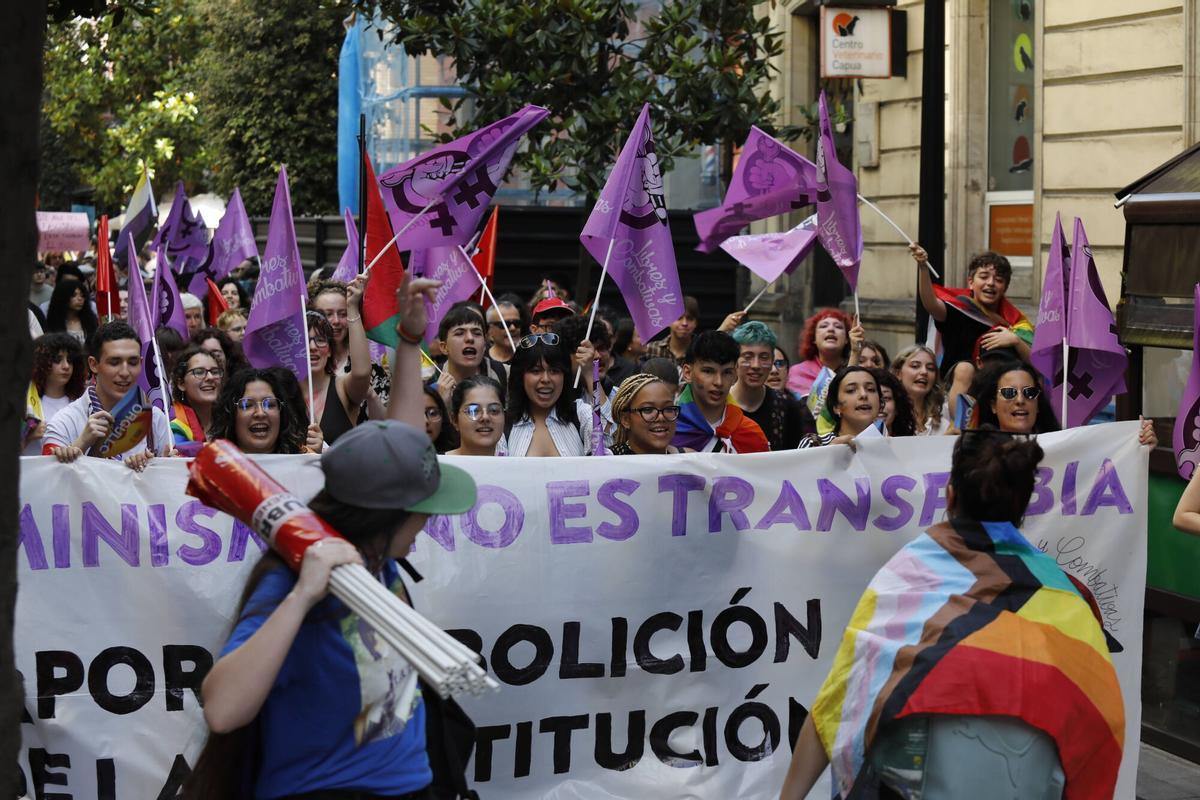 El desfile del Orgullo en Gijón, en imágenes
