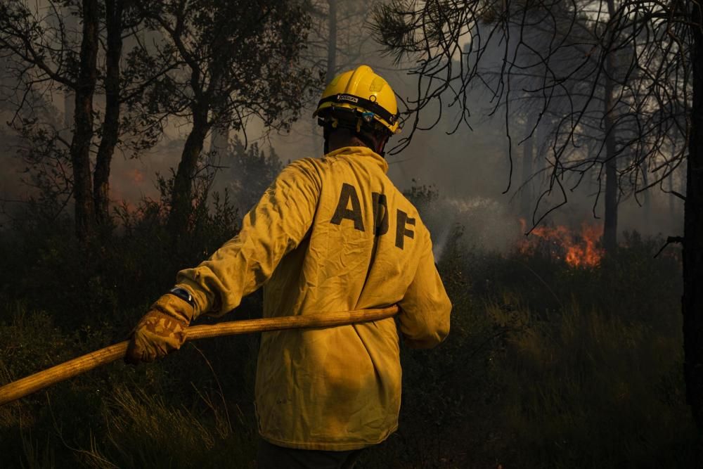 Incendi a Caldes de Malavella.