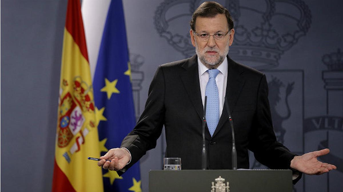 El president del Govern, Mariano Rajoy, s’ha dirigit als espanyols després del Consell de Ministres extraordinari.
