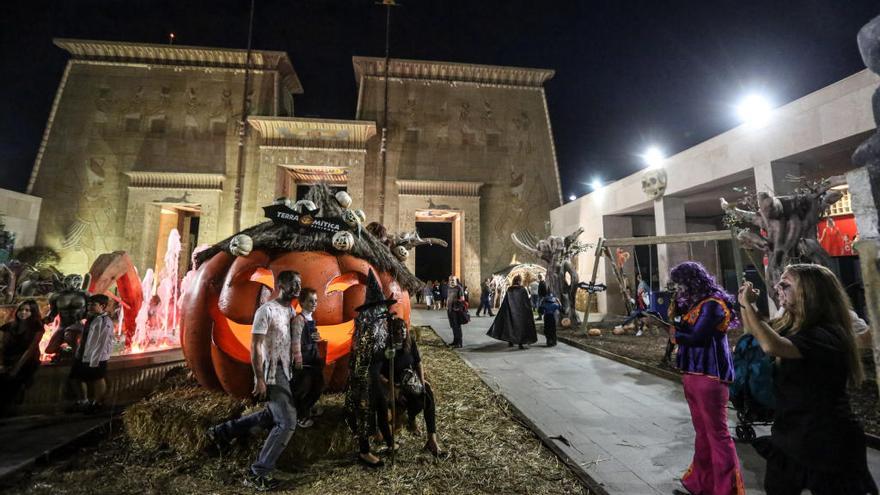 Celebración de Halloween en Terra Mítica.