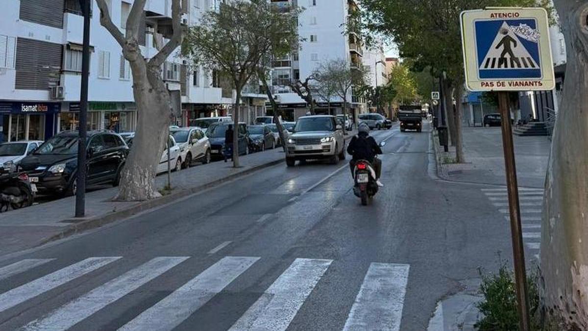 Calle en la que se ejecutarán los trabajos.