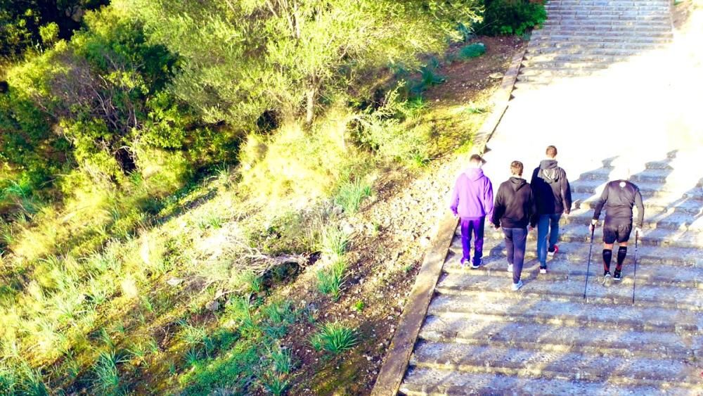 20 Stunden Treppen erklimmen am Castell Bellver