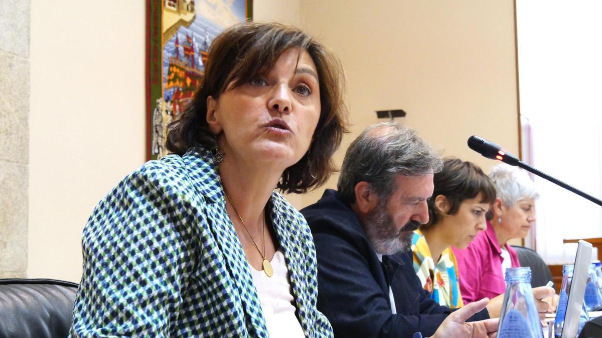 La portavoz de Ciclo del Agua del BNG en el Parlamento, Monste Valcárcel.