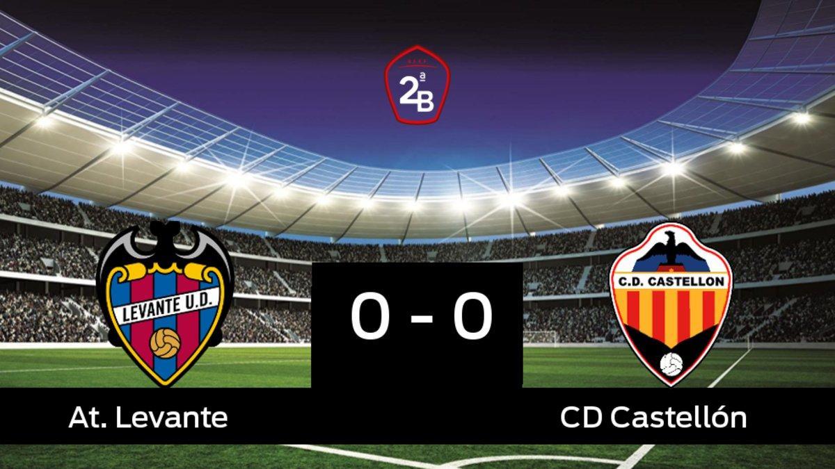 El At. Levante no pudo conseguir la victoria frente al Castellón (0-0)