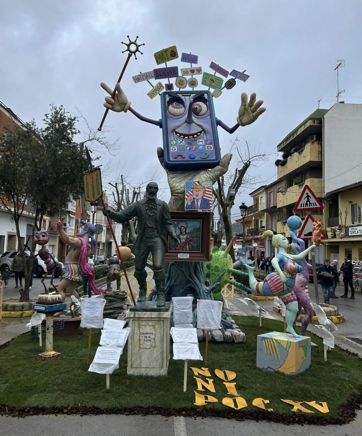 Falla grande de la comisión No Ni Poc de Bolbaite.