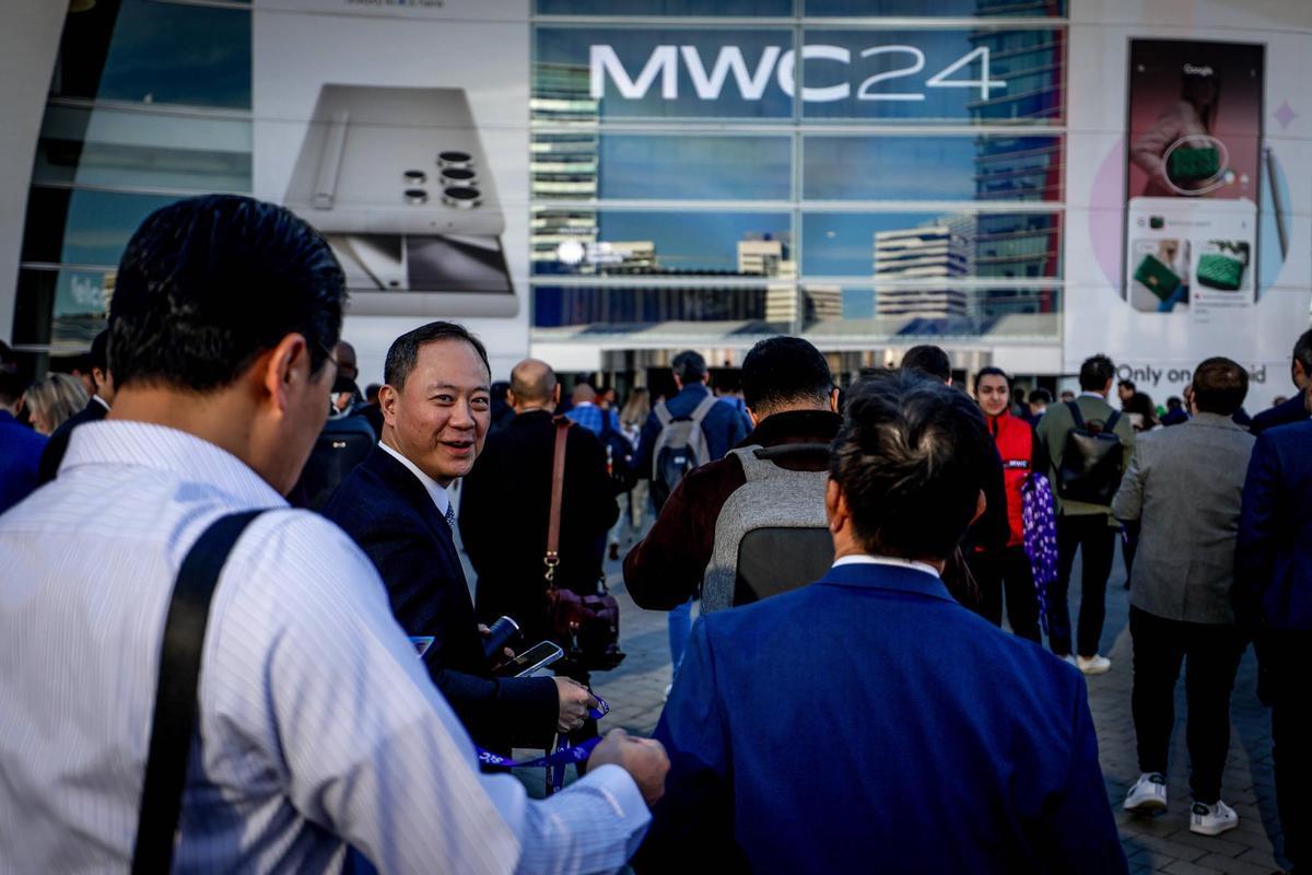 Inauguración del Mobile World Congress en la Fira de Barcelona