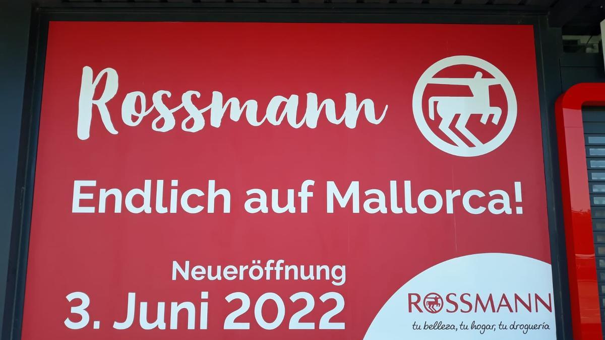 Die Drogeriekette Rossmann eröffnet am 3. Juni in Manacor die erste Filiale auf Mallorca.