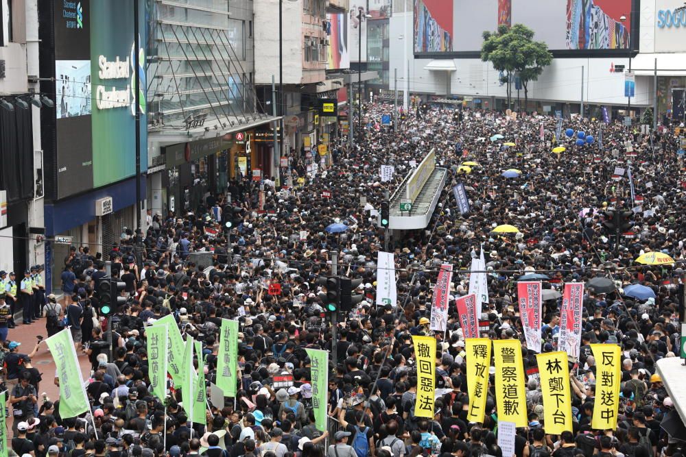 Protestas en Hong Kong por la ley de extradición