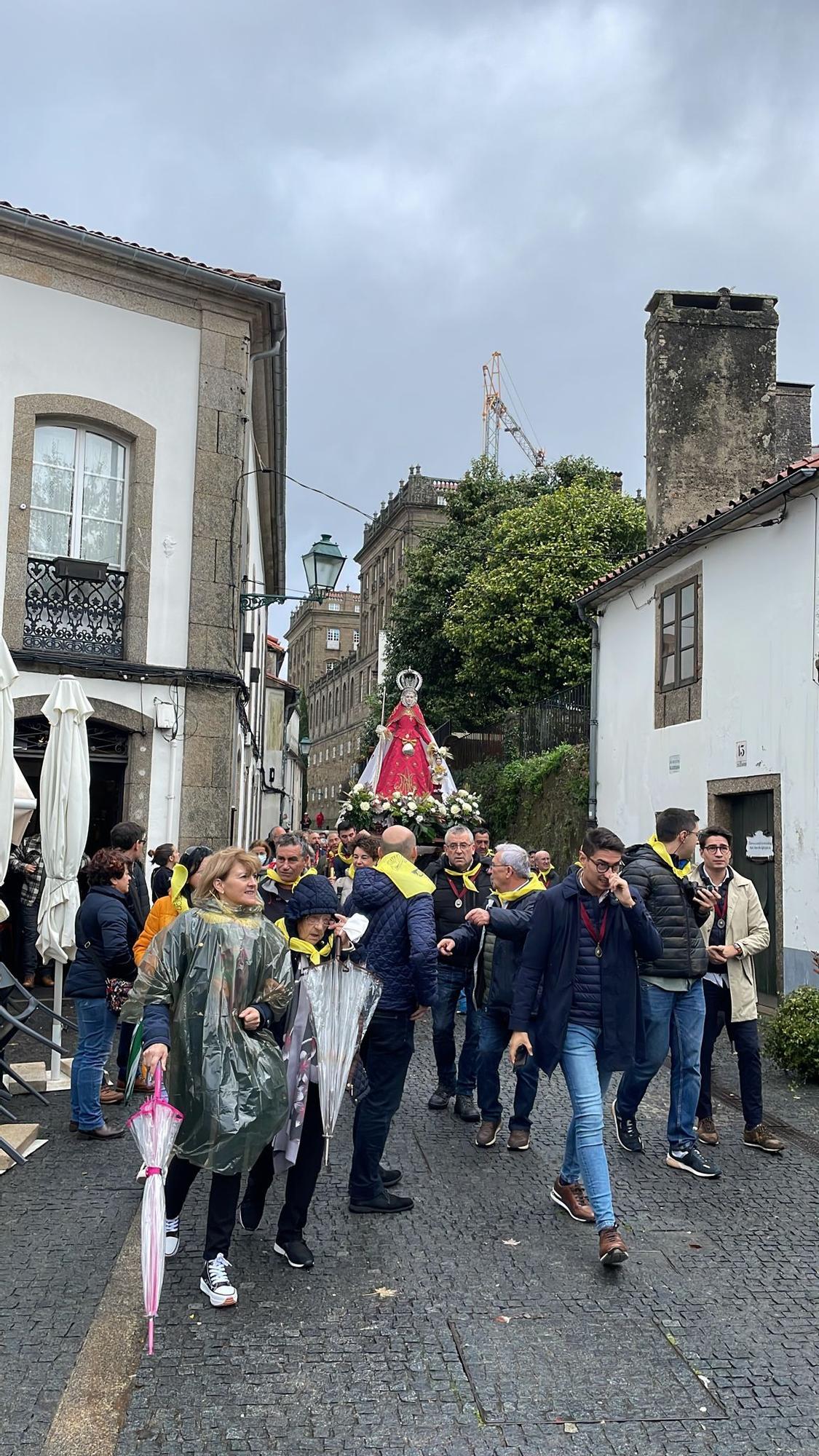 Los zamoranos arropan a la Virgen de la Concha en su peregrinación a Santiago