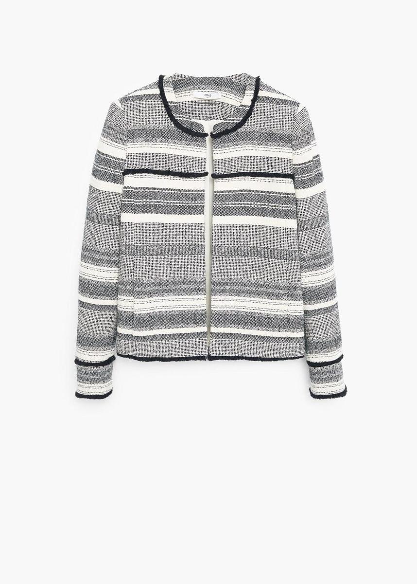 Chaqueta textura algodón de Mango (29,99€)