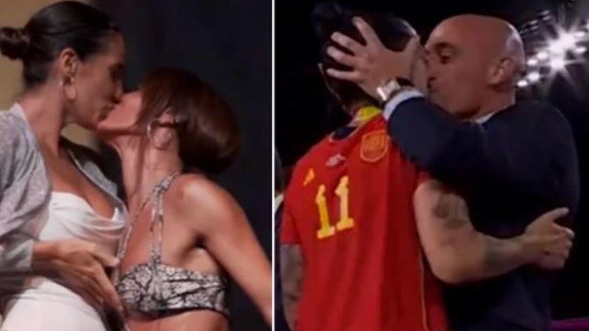 El beso de India Martínez a su bailarina ha sido comparado con el de Luis Rubiales a Jennifer Hermoso