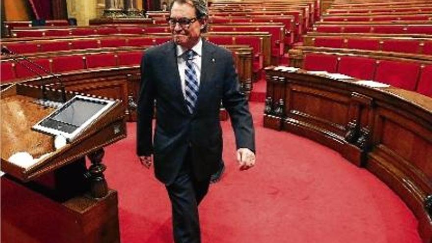 Artur Mas ha decidit deixar també el seu escó després de renunciar a la presidència.