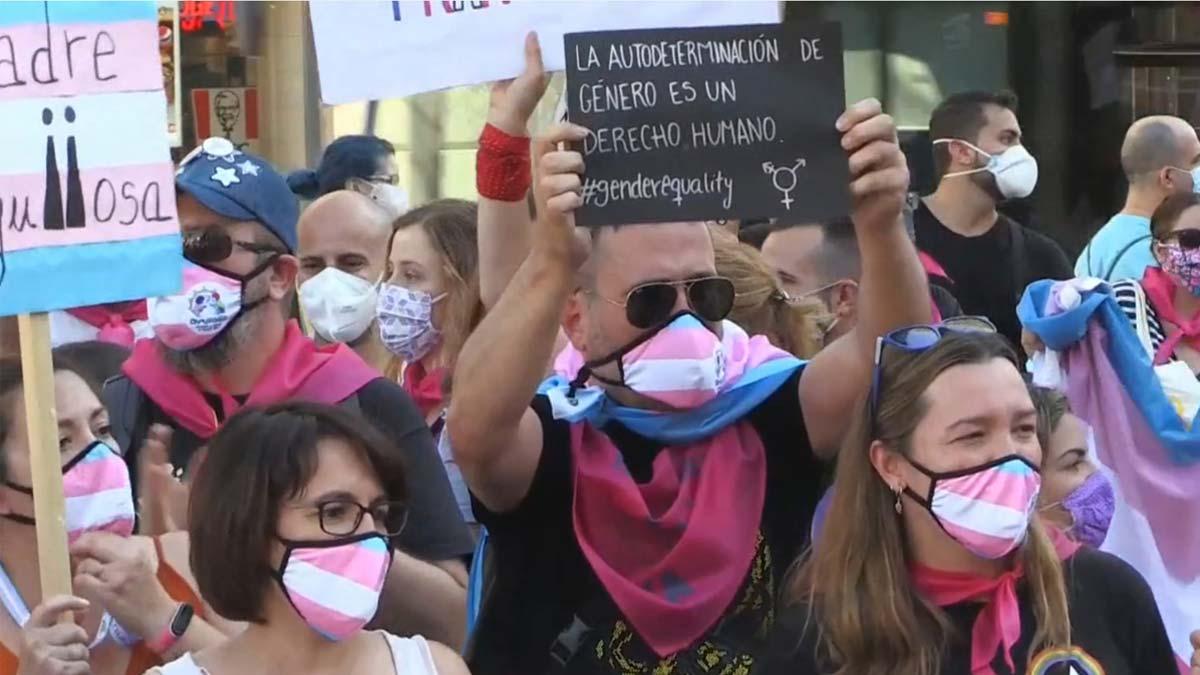 Cientos de personas reivindican en Madrid la tramitación de  una ley trans estatal