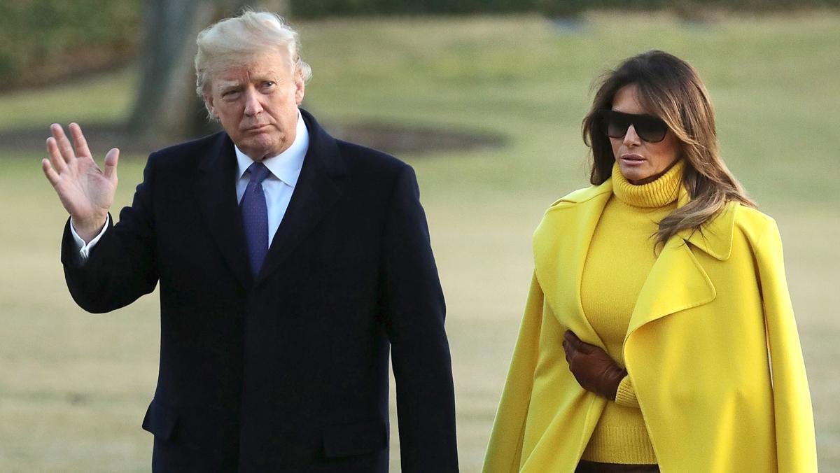 Melania i Donald Trump.