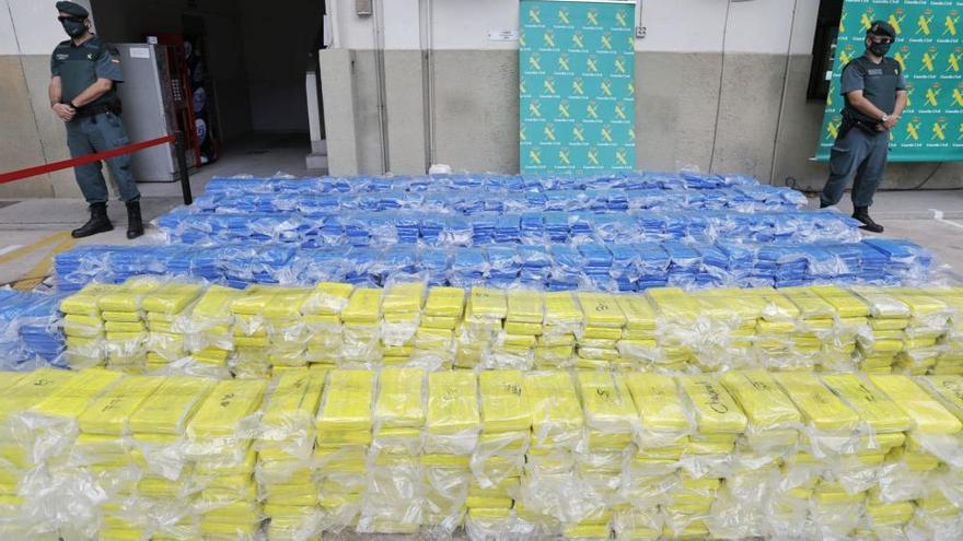 Guardia Civil y Policía Nacional incautaron 3.800 kilos de cocaína en el Puerto de València durante el Estado de Alarma