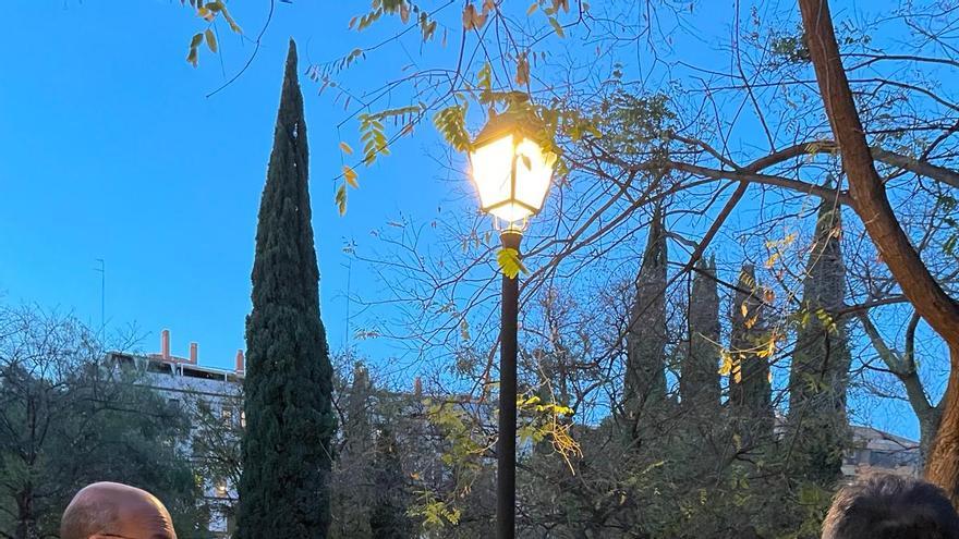 El jardín del Muvim gana iluminación