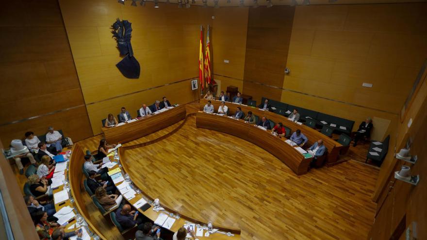 Pleno de la Diputación de València del pasado mes de septiembre.