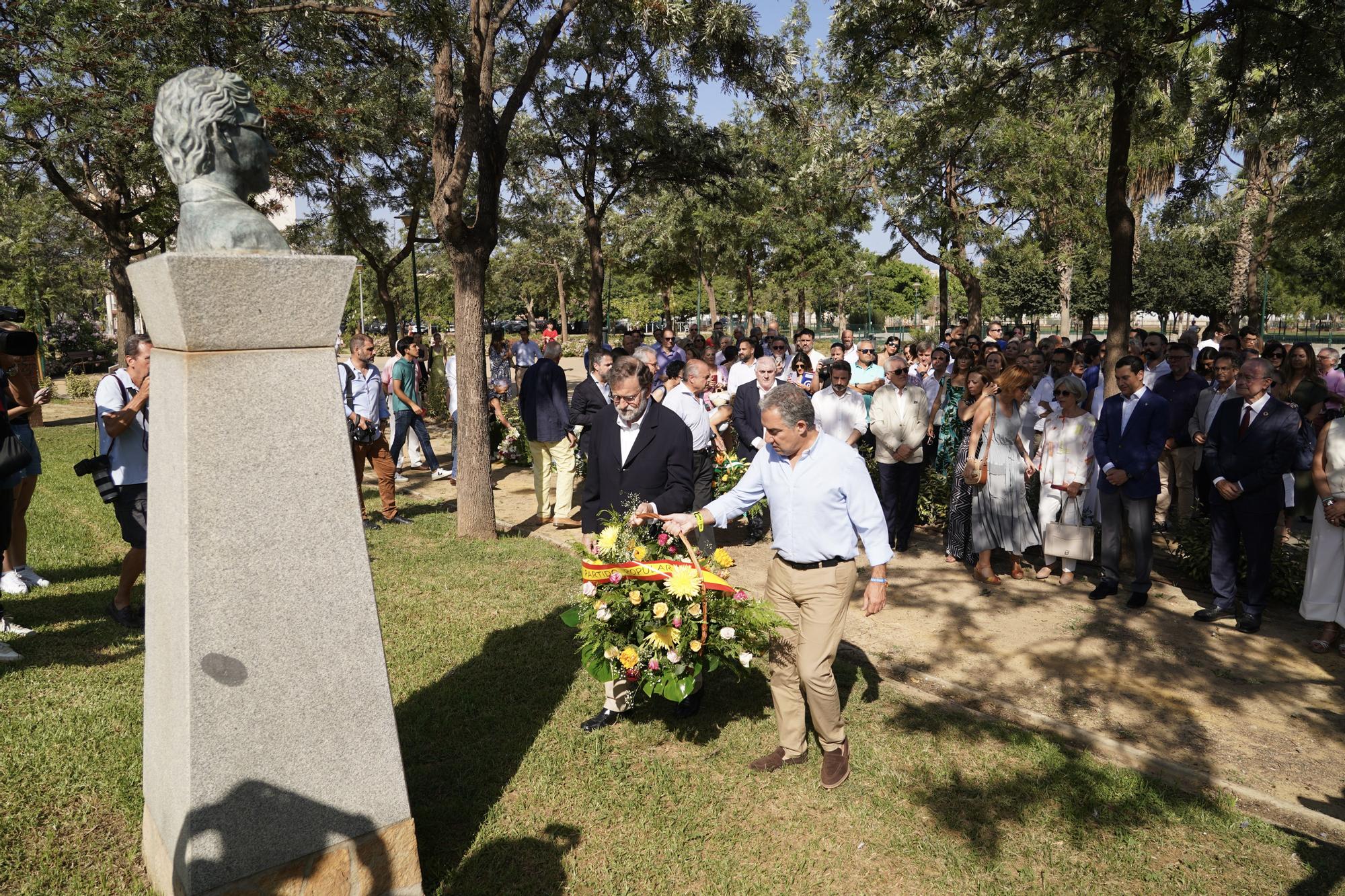 Málaga vuelve a rendir homenaje a José María Martín Carpena, asesinado por ETA hace 23 años