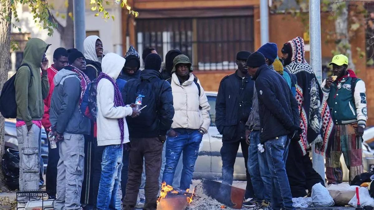 Migrantes en una imagen de archivo