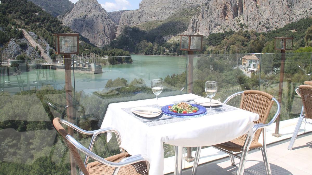 El restaurante se ubica en el desfiladero de los Gaitanes.