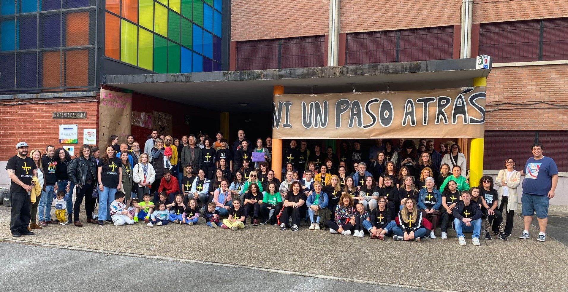 Así fueron los encierros de los profesores en colegios e institutos de las Cuencas