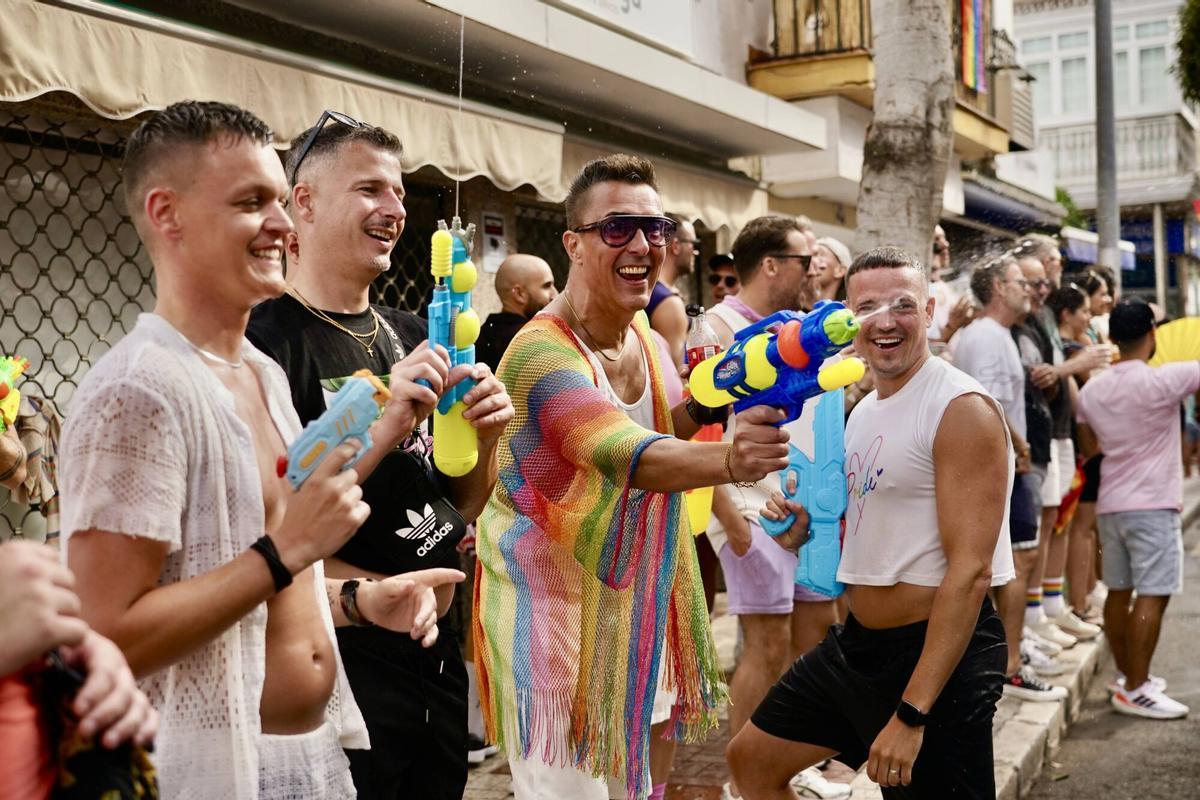 Celebración de la Pride, marcha del Orgullo en Torremolinos