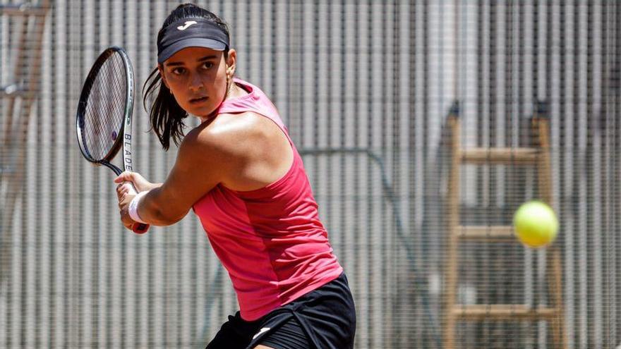 Leyre Romero,  la joven tenista española de 20 años que ha jugado su primer Grand Slam.