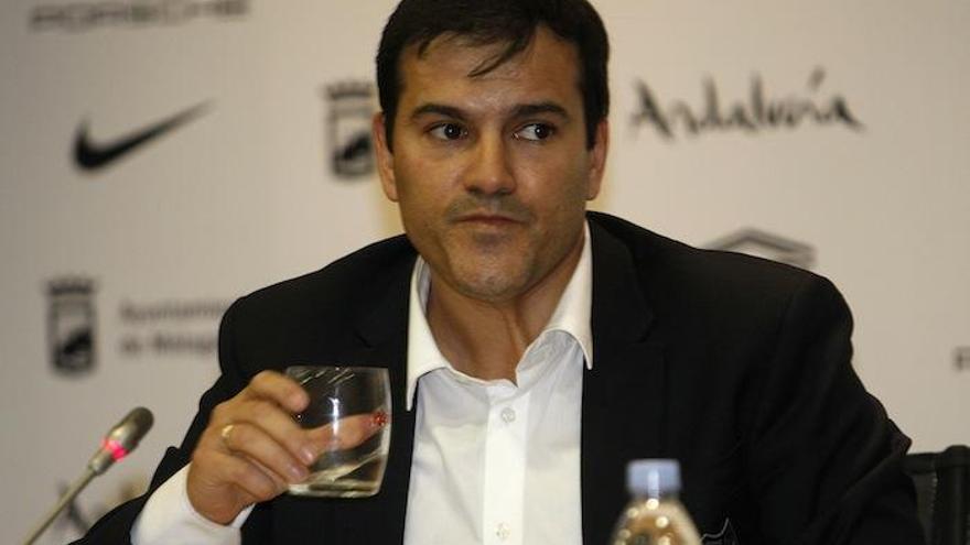 Vicente Casado, en su etapa en el Málaga CF.