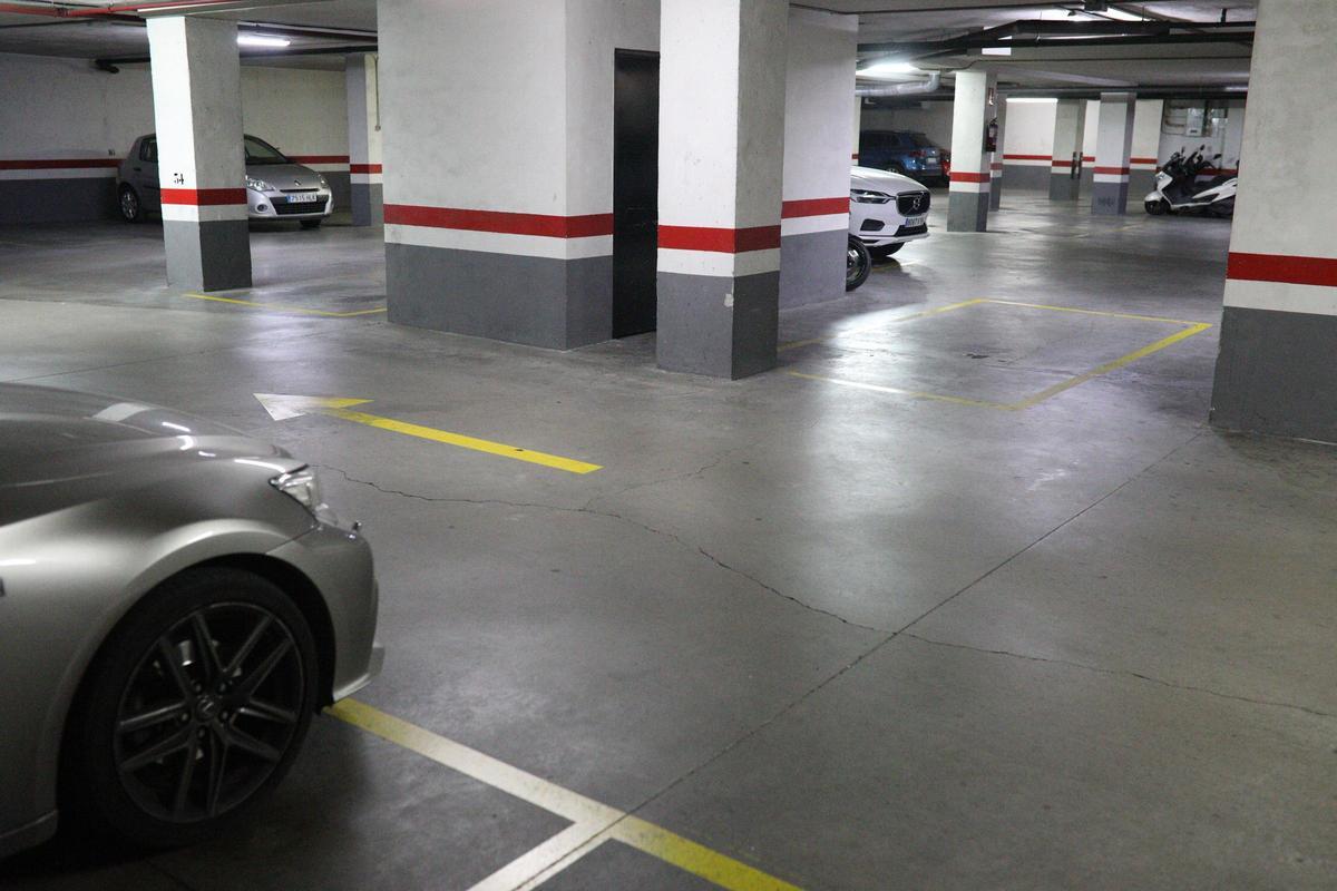 Plazas en un aparcamiento de Castelló