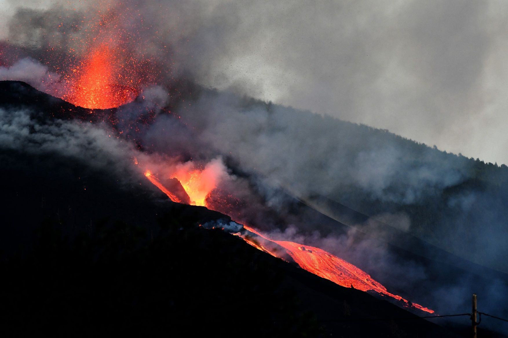 L'erupció del volcà fotografiada per un manresà
